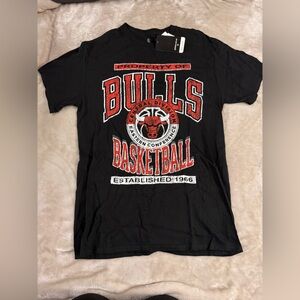 Rue21 Black and Red Bulls Basketball Tee